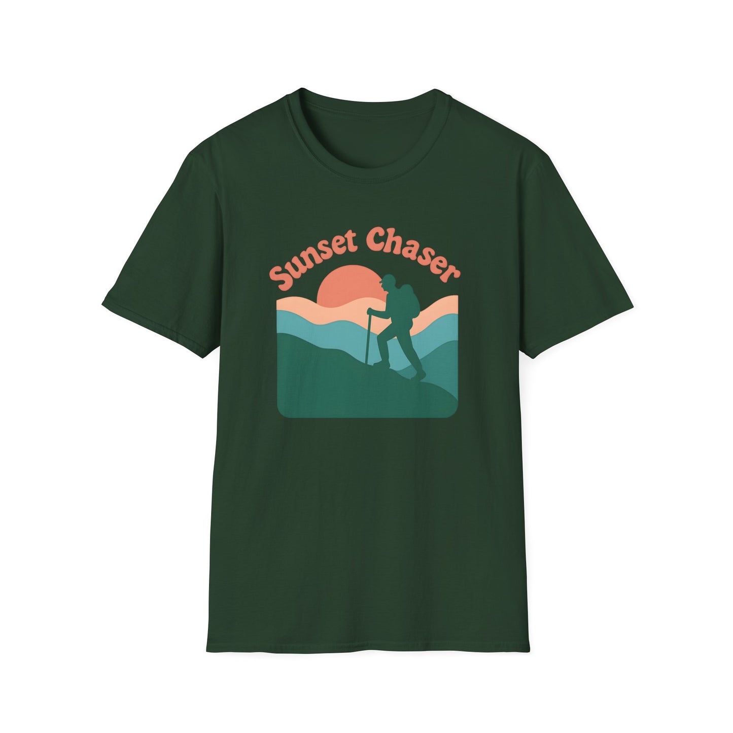 Hiker on Sunset Trail T-Shirt